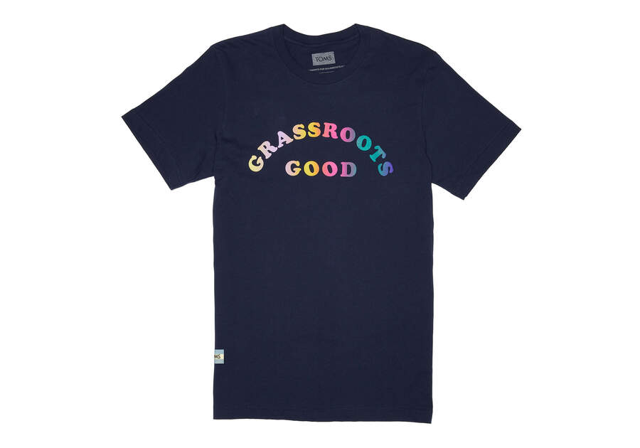 Grassroots Good Crewneck Short Sleeve Tee Front View Opens in a modal