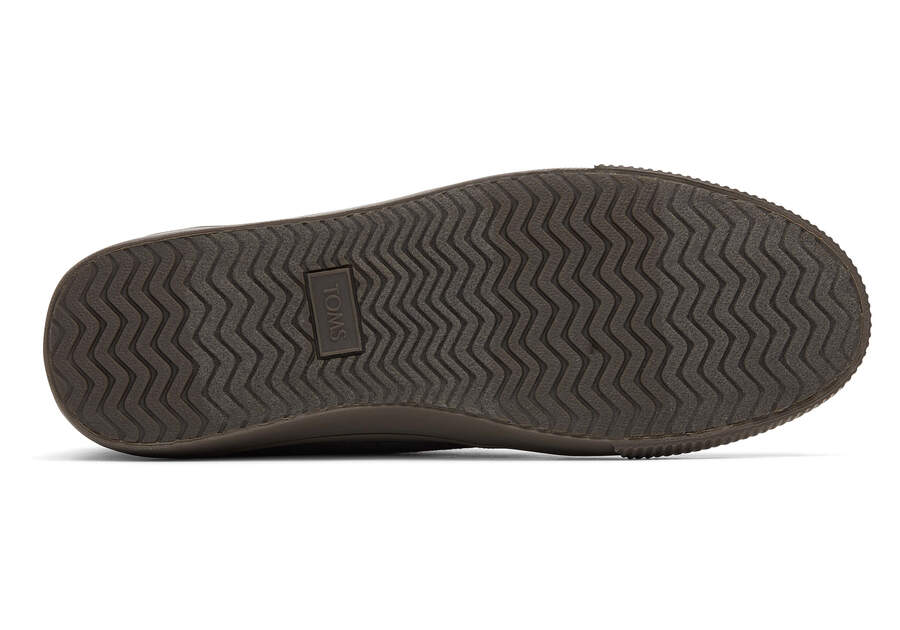 Carlo Mid Graphite Heritage Canvas Lace-Up Sneaker Bottom Sole View Opens in a modal