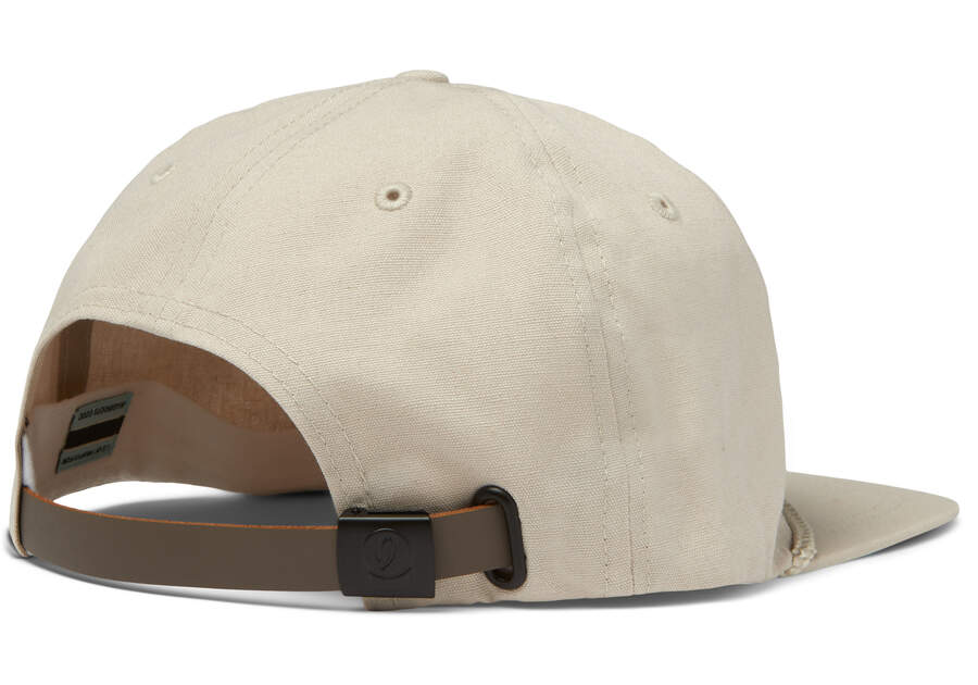 TOMS Cotton Canvas Hat Back View Opens in a modal