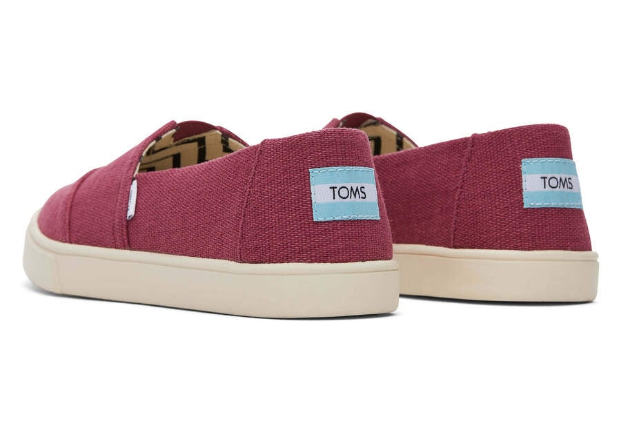 Alpargata Cupsole Rose Heritage Canvas Slip On Back View Opens in a modal