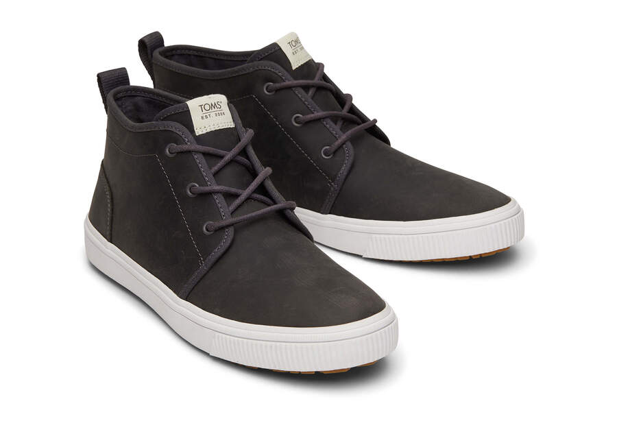 Carlo Mid Terrain Grey Water Resistant Sneaker Front View Opens in a modal