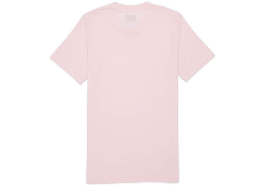 TOMS Logo Short Sleeve Crew Tee Back View Opens in a modal