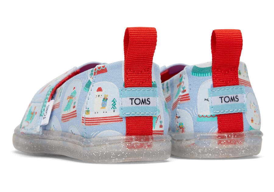 Tiny Alpargata Snowglobes Toddler Shoe Back View Opens in a modal