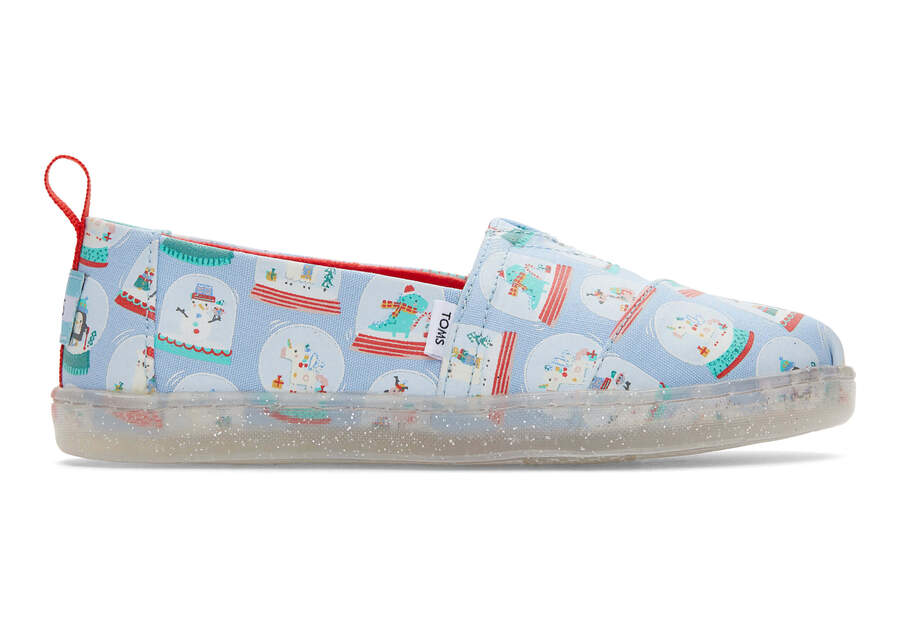 Youth Alpargata Snowglobes Kids Shoe Side View Opens in a modal