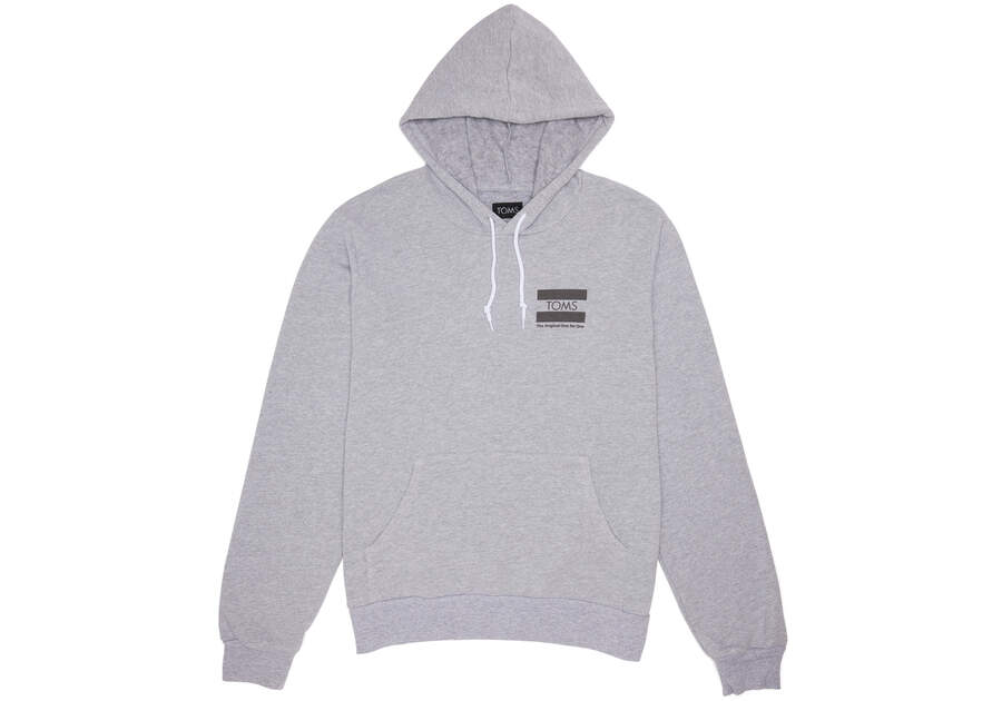 One For One TOMS Fleece Hoodie Front View Opens in a modal